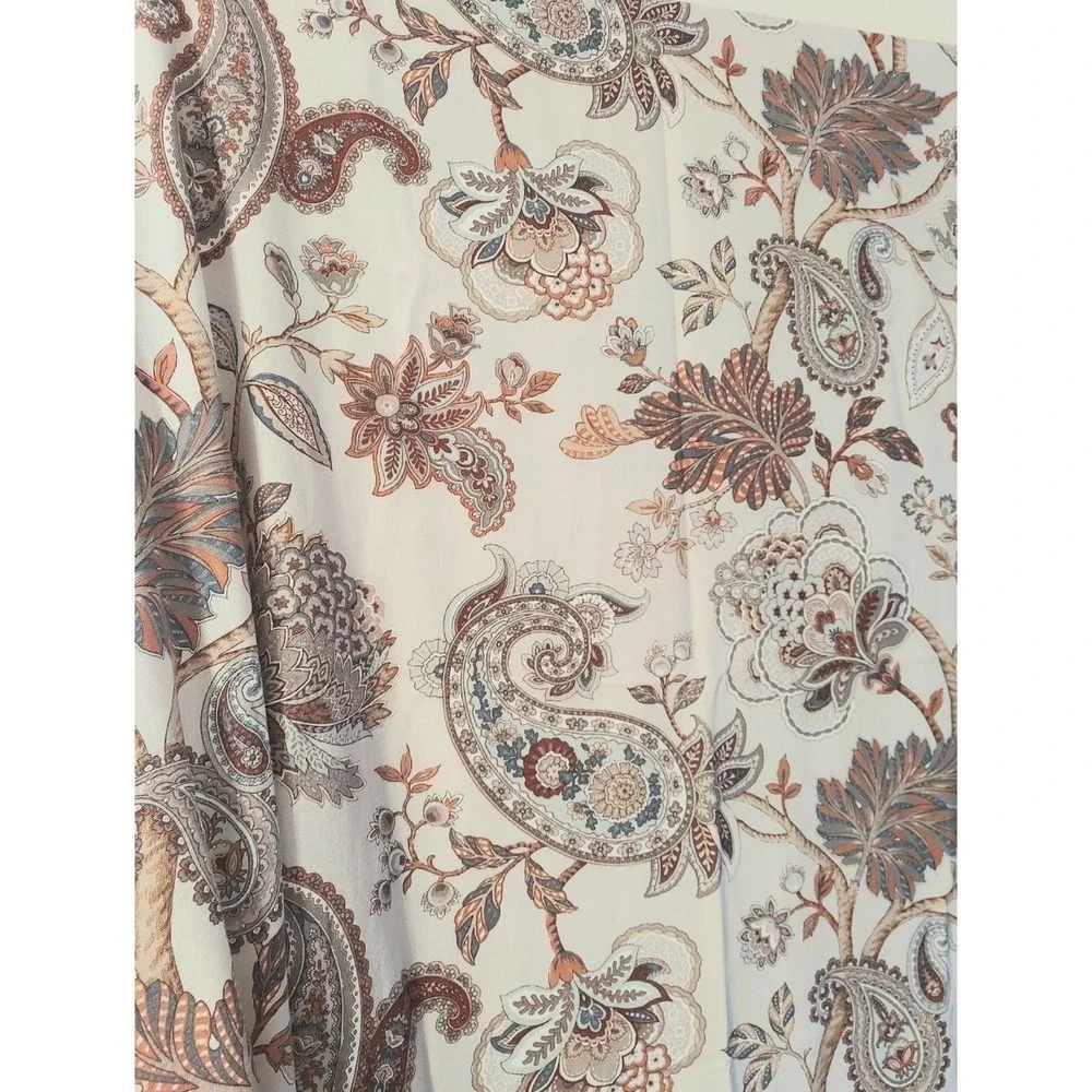 Nicole Miller Curtain Panels, 100% Cotton, Set of 2, 50